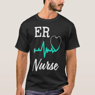 Camiseta Enfermeira de urgência feminino Enfermagem em Sala