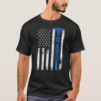 Camiseta Enfermeira de Urgência Para Enfermagem de Mulheres
