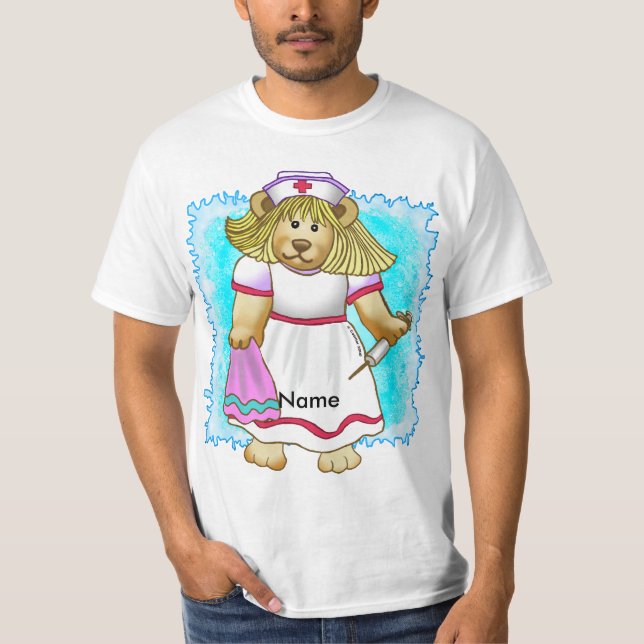 Camiseta Enfermeira de urso Betsy (Frente)