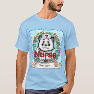 Camiseta Enfermeira de urso Panda