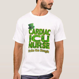 Camiseta Enfermeira de UTI cardíaca Shamrock
