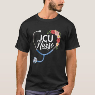 Camiseta Enfermeira de UTI Cuidados Críticos Enfermagem Cor