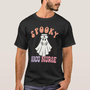 Camiseta Enfermeira de UTI Neonatal Assustadora de Hallowee