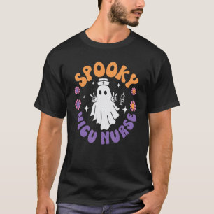 Camiseta Enfermeira de UTI Neonatal Assustadora no Hallowee