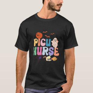 Camiseta Enfermeira de UTI Pediátrica Assustadora Fantasma 