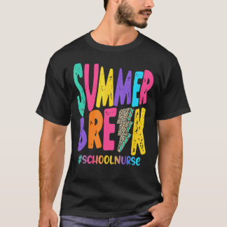 Camiseta Enfermeira de Verão de Break, escola de férias de 