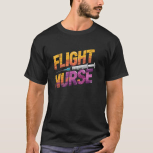 Camiseta Enfermeira de Voo Esquadrão de Enfermeira de Voo,