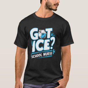 Camiseta Enfermeira Divertida Ganhou Gelo Enfermeira Escola