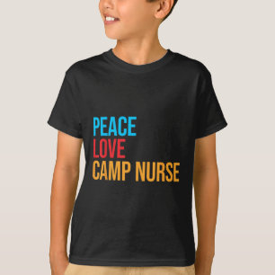 Camiseta Enfermeira do Acampamento Paz Amor