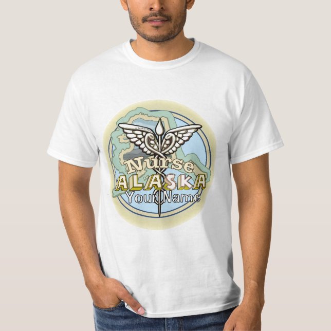 Camiseta Enfermeira do Alasca Caduceu (Frente)
