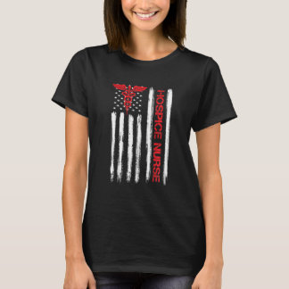 Camiseta Enfermeira do American Flag Hospital End of Life P