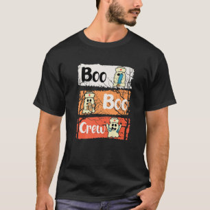 Camiseta Enfermeira do Boo Boo Crew Ghosts Funny Paramedi