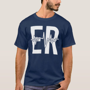 Camiseta Enfermeira do Departamento de Emergência ER Frente
