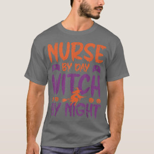 Camiseta Enfermeira do Dia Bruxa pela Época do Dia de as Br