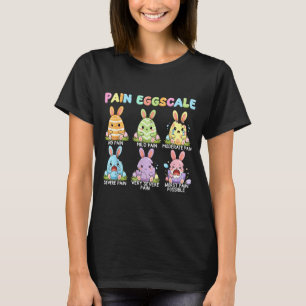 Camiseta Enfermeira do Dia de Páscoa Engraçada Ovos Escala 