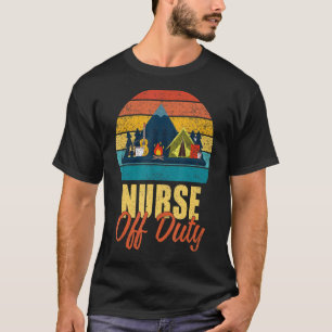 Camiseta Enfermeira do Duty Letu2019s vai acampar