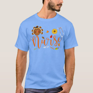 Camiseta Enfermeira do Estetoscópio Turco - Ação de Graças