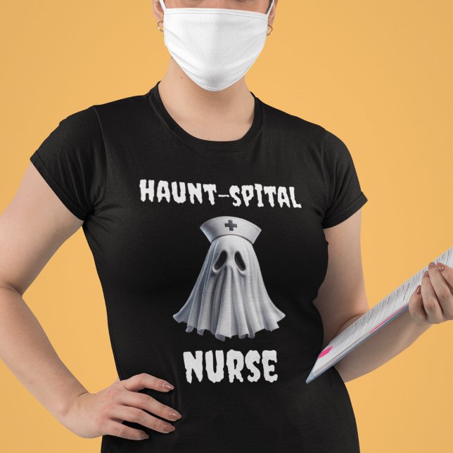 Camiseta Enfermeira do hospital Halloween (Halloween Hospital Nurse T-Shirt)
