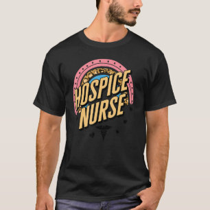 Camiseta Enfermeira do hospital Leopard Rainbow Enfermeira