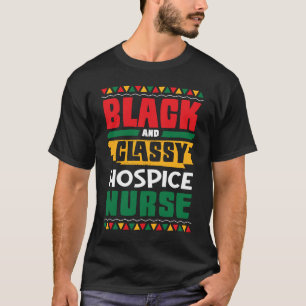 Camiseta Enfermeira do Hospital Negro e Clássico Africano-A