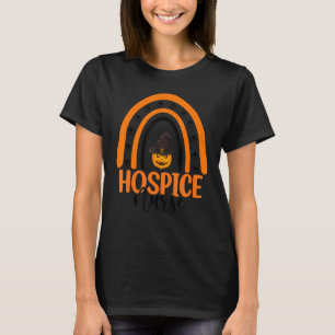 Camiseta Enfermeira do hospital Spooky Halloween Pumpkin Ra