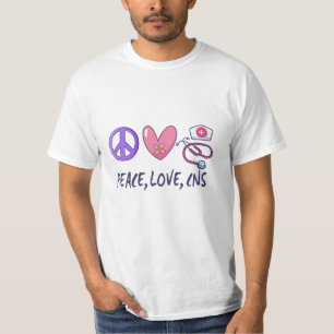 Camiseta Enfermeira do Peace Love CNS