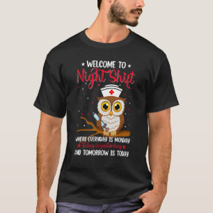 Camiseta Enfermeira do turno da noite