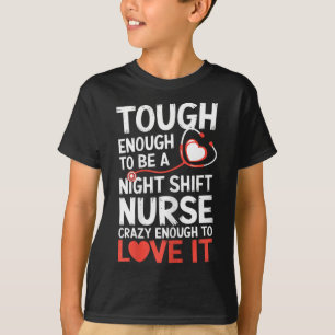 Camiseta Enfermeira do turno da noite Enfermeira engraçada