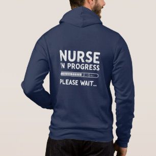 Camiseta Enfermeira em andamento, por favor, espere - Enfer