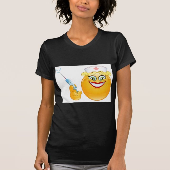 Camiseta enfermeira emoji (Frente)