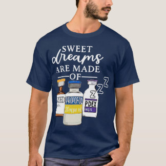Camiseta Enfermeira Encantadora Engraçada Faz Sonhos Doces 