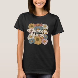 Camiseta Enfermeira Endos Groovy Flores Enfermagem Endos
