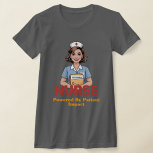Camiseta Enfermeira Energizada por Café