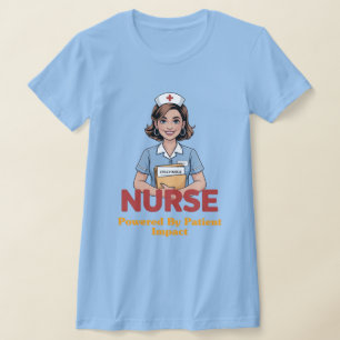 Camiseta Enfermeira Energizada por Café