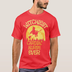 Camiseta Enfermeira Enfermeira Cardíaca Enfermeira Bruxa Ha