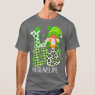 Camiseta Enfermeira Enfermeira Dia de São Patrício Enfermei