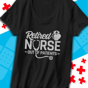 Camiseta Enfermeira Enfermeira Enfermeira Aposentada Engraç