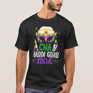 Camiseta Enfermeira Enfermeira Enfermeira Mask Mardi Gras C
