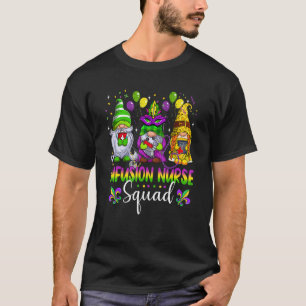 Camiseta Enfermeira Enfermeira Gnomos Esquadrão Tripulação