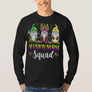 Camiseta Enfermeira Enfermeira Gnomos Esquadrão Tripulação