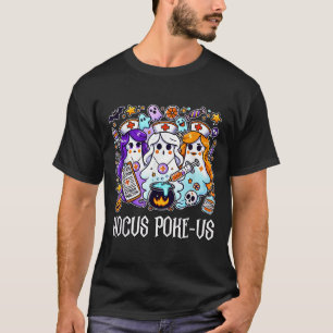 Camiseta Enfermeira Enfermeira Spooky Enfermeira Bruxa Hall