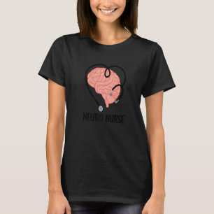 Camiseta Enfermeira Enfermeira Stethoscope Enfermeira Neuro