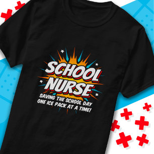 Camiseta Enfermeira Enfermeira Super Herói Encantada Apreci