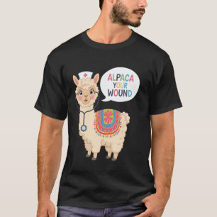Camiseta Enfermeira Engraçada de Cuidados com Feridas Alpac