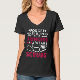 Camiseta Enfermeira Engraçada Dizendo Para Mulheres Esta Pr