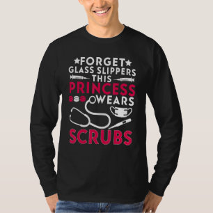 Camiseta Enfermeira Engraçada Dizendo Para Mulheres Esta Pr