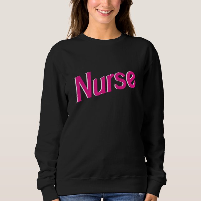 Camiseta Enfermeira Engraçada Na moda (Frente)