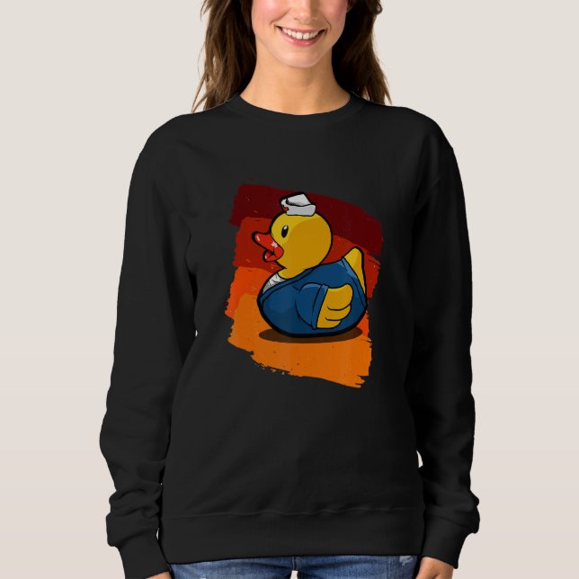 Camiseta Enfermeira Engraçada Pato (Frente)