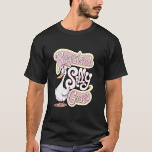 Camiseta Enfermeira Engraçada Registrada Gansa Boba