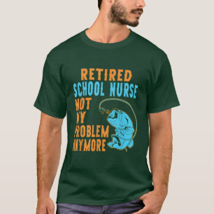 Camiseta Enfermeira Escola Aposentada Retirando o Foco